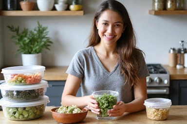 Osoba planująca posiłki